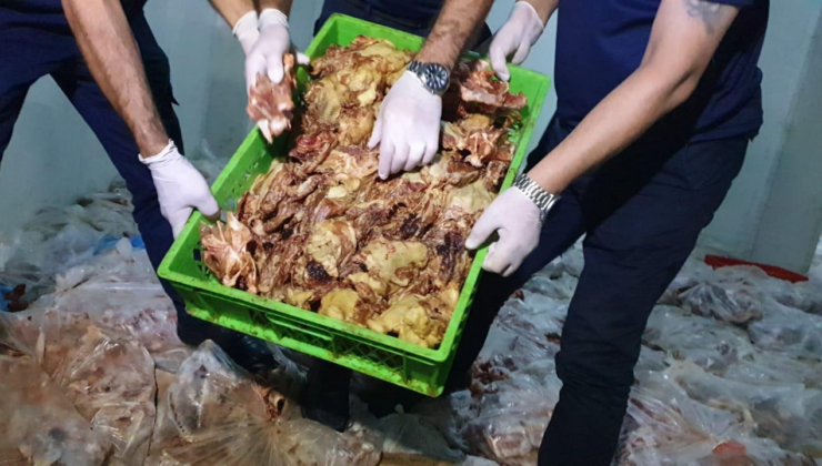 Şanlıurfa Haliliye’de 10 Ton Kaçak Tavuk Ele Geçirildi