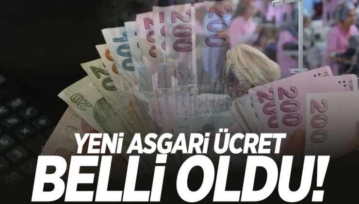 2025 yılı asgari ücret belli oldu!